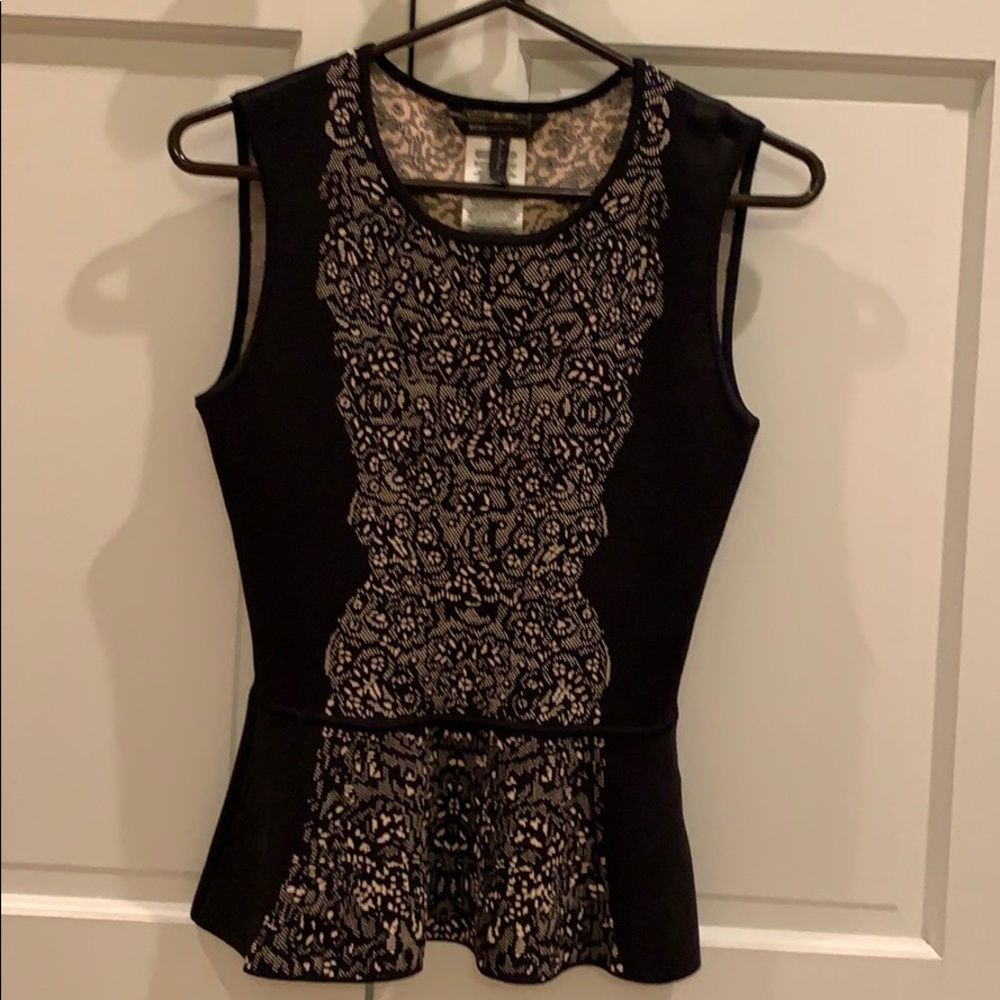 BCBG Max Azria Peplum Tank Top